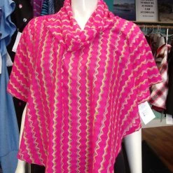 Tidal Cool Pink Sweater Poncho