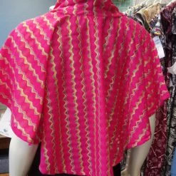 Tidal Cool Pink Sweater Poncho
