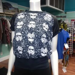 Tidal Cool Stormtrooper Crewneck Pullover With Black Star Wars Print Tops And Ponchos