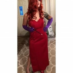 Tidal Cool Jessica Rabbit Red Dress With Internal Structure For Cosplay Costumes And Cosplay
