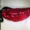 Tidal Cool Belts, Hats And Accessories Red And Black Sequin Hip Bag