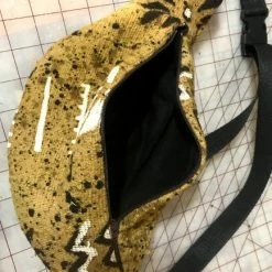 Tidal Cool Belts, Hats And Accessories Mudcloth Hip Bag In Tan Print