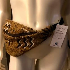 Tidal Cool Belts, Hats And Accessories Mudcloth Hip Bag In Tan Print