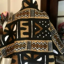 Tidal Cool Capelet In African Mudcloth