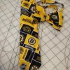 Tidal Cool Neckties, Vests, Pocket Squares And Cummerbunds Boston Bruins NHL Neckties In Bow Tie, Skinny Tie, And Standard Tie Styles, Kids Or Adult Sizes