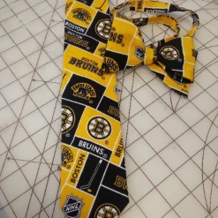 Tidal Cool Neckties, Vests, Pocket Squares And Cummerbunds Boston Bruins NHL Neckties In Bow Tie, Skinny Tie, And Standard Tie Styles, Kids Or Adult Sizes