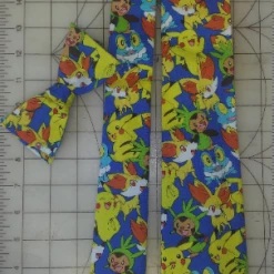 Tidal Cool Pokemon And Pikachu Neckties In Bow Tie, Skinny Tie, And Standard Tie Styles, Kids Or Adult Sizes Neckties, Vests, Pocket Squares And Cummerbunds