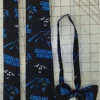 Tidal Cool Neckties, Vests, Pocket Squares And Cummerbunds Carolina Panthers NFL Neckties In Bow Tie, Skinny Tie, And Standard Tie Styles, Kids Or Adult Sizes