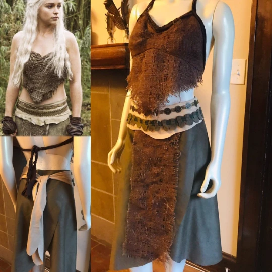 Tidal Cool Game Of Thrones Khaleesi Daenerys Targaryen Costume Cosplay Season 1