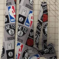Tidal Cool Neckties, Vests, Pocket Squares And Cummerbunds Brooklyn Nets NBA Neckties In Bow Tie, Skinny Tie, And Standard Tie Styles, Kids Or Adult Sizes