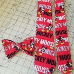 Tidal Cool Neckties, Vests, Pocket Squares And Cummerbunds Mickey Mouse Neckties In Bow Tie, Skinny Tie, And Standard Tie Styles, Kids Or Adult Sizes