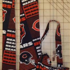 Tidal Cool Chicago Bears NFL Neckties In Bow Tie, Skinny Tie, And Standard Tie Styles, Kids Or Adult Sizes