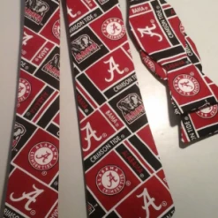 Tidal Cool University Of Alabama Crimson Tide Neckties In Bow Tie, Skinny Tie, And Standard Tie Styles, Kids Or Adult Sizes