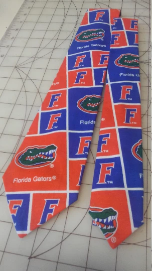 Tidal Cool Neckties, Vests, Pocket Squares And Cummerbunds Florida Gators Neckties In Bow Tie, Skinny Tie, And Standard Tie Styles, Kids Or Adult Sizes
