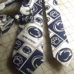 Tidal Cool Penn State University Neckties In Bow Tie, Skinny Tie, And Standard Tie Styles, Kids Or Adult Sizes Neckties, Vests, Pocket Squares And Cummerbunds