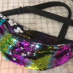 Tidal Cool Belts, Hats And Accessories Color Shift Rainbow Sequin Hip Bag