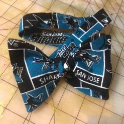 Tidal Cool Neckties, Vests, Pocket Squares And Cummerbunds San Jose Sharks NHL Neckties In Bow Tie, Skinny Tie, And Standard Tie Styles, Kids Or Adult Sizes