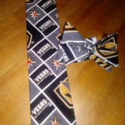 Tidal Cool NHL Las Vegas Golden Knights Neckties In Bow Tie, Skinny Tie, And Standard Tie Styles, Kids Or Adult Sizes