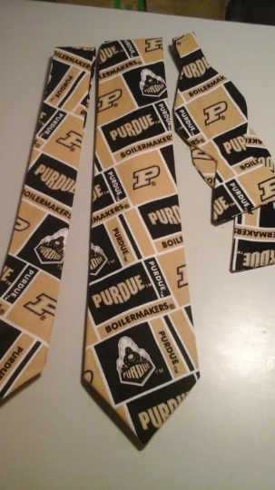 Tidal Cool Purdue University Boilermakers Neckties In Bow Tie, Skinny Tie, And Standard Tie Styles, Kids Or Adult Sizes Neckties, Vests, Pocket Squares And Cummerbunds