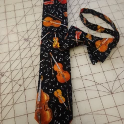 Tidal Cool Neckties, Vests, Pocket Squares And Cummerbunds Cello And Violin Neckties In Bow Tie, Skinny Tie, And Standard Tie Styles, Kids Or Adult Sizes