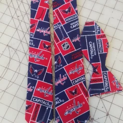 Tidal Cool NHL Washington Capitals Neckties In Bow Tie, Skinny Tie, And Standard Tie Styles, Kids Or Adult Sizes Neckties, Vests, Pocket Squares And Cummerbunds