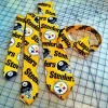 Tidal Cool Pittsburgh Steelers NFL Neckties In Bow Tie, Skinny Tie, And Standard Tie Styles, Kids Or Adult Sizes Neckties, Vests, Pocket Squares And Cummerbunds