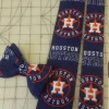 Tidal Cool MLB Houston Astros MLB Neckties In Bow Tie, Skinny Tie, And Standard Tie Styles, Kids Or Adult Sizes