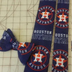 Tidal Cool MLB Houston Astros MLB Neckties In Bow Tie, Skinny Tie, And Standard Tie Styles, Kids Or Adult Sizes