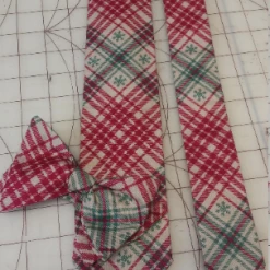 Tidal Cool Neckties, Vests, Pocket Squares And Cummerbunds Vintage Plaid Snowflake Neckties In Bow Tie, Skinny Tie, And Standard Tie Styles, Kids Or Adult Sizes