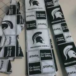 Tidal Cool Michigan State University Spartans Neckties In Bow Tie, Skinny Tie, And Standard Tie Styles, Kids Or Adult Sizes Neckties, Vests, Pocket Squares And Cummerbunds