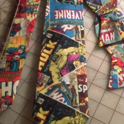 Tidal Cool Neckties, Vests, Pocket Squares And Cummerbunds Retro Marvel Comic Avengers Neckties In Bow Tie, Skinny Tie, And Standard Tie Styles, Kids Or Adult Sizes