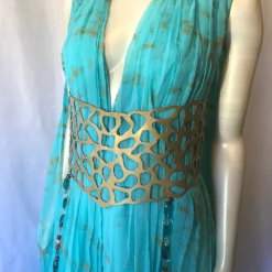 Tidal Cool Khaleesi Daenerys Targaryen Cosplay Gown Season 2 Qarth Costume GOT Game Of Thrones