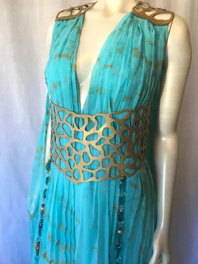 Tidal Cool Khaleesi Daenerys Targaryen Cosplay Gown Season 2 Qarth Costume GOT Game Of Thrones