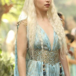 Tidal Cool Khaleesi Daenerys Targaryen Cosplay Gown Season 2 Qarth Costume GOT Game Of Thrones