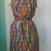 Tidal Cool Ankara Sheath In Vlisco Wax Block Cotton And Lace Sleeves Dresses