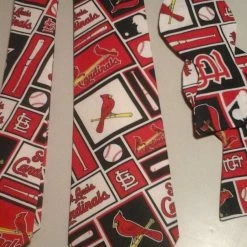Tidal Cool St Louis Cardinals MLB Neckties In Bow Tie, Skinny Tie, And Standard Tie Styles, Kids Or Adult Sizes