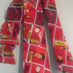 Tidal Cool Star Trek Neckties Featuring Uhura And Scotty Neckties In Bow Tie, Skinny Tie, And Standard Tie Styles, Kids Or Adult Sizes