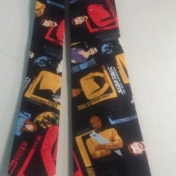 Tidal Cool Next Generation Star Trek Neckties Featuring Uhura And Scotty Neckties In Bow Tie, Skinny Tie, And Standard Tie Styles, Kids Or Adult Sizes
