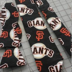 Tidal Cool MLB San Francisco Giants Neckties In Bow Tie, Skinny Tie, And Standard Tie Styles, Kids Or Adult Sizes Neckties, Vests, Pocket Squares And Cummerbunds