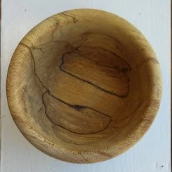 Tidal Cool Hand Carved Wooden Bowl W/ Acrylic Henna Painting Henna Art And Decor