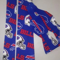 Tidal Cool Buffalo Bills NFL Neckties In Bow Tie, Skinny Tie, And Standard Tie Styles, Kids Or Adult Sizes