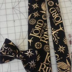 Tidal Cool Neckties, Vests, Pocket Squares And Cummerbunds Lord Of The Rings Neckties In Bow Tie, Skinny Tie, And Standard Tie Styles, Kids Or Adult Sizes
