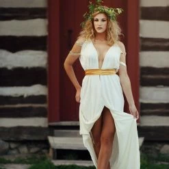 Tidal Cool Grecian Style Gown Dresses