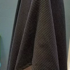 Tidal Cool Denim Pinstripe Print Cape