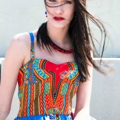 Tidal Cool Dresses Dashiki Hi-Lo Dress