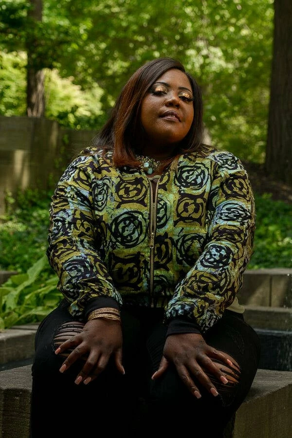 Tidal Cool Batik Reversible Unisex Bomber Jacket