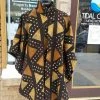 Tidal Cool African Mudcloth Cape