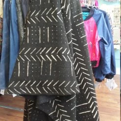 Tidal Cool Long African Mudcloth Cape Bomber Jackets