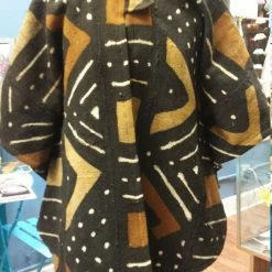 Tidal Cool African Mudcloth Cape