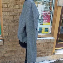 Tidal Cool Lime Green Dashiki Unisex Bomber Jacket, Fully Reversible